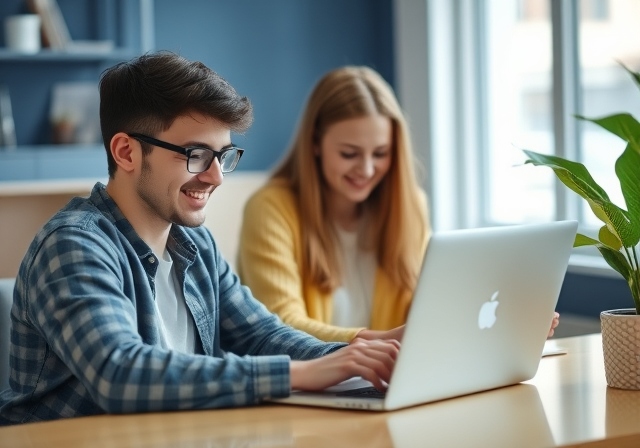 Student exploring Bluehost student discount benefits on a laptop